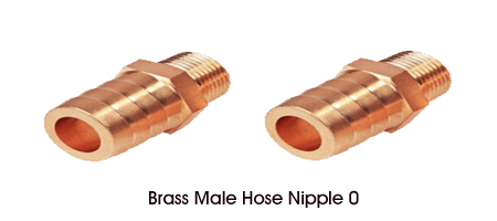 Brass Male Hose Nipple 0 