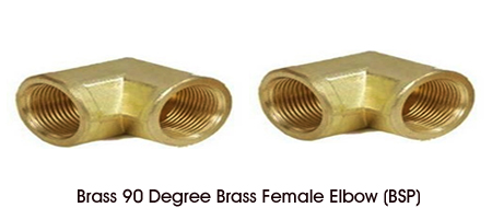 Brass 90 Degree Brass Female Elbow BSP