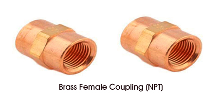 Brass Female Coupling NPT